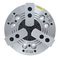 Mandrin hydraulique haute rigidité Autochuck 3S-10 A8 à 3 mors en acier pour tour CNC, montage sur broche A2-8, 10 pouces