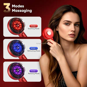 Masseur Électrique Professionnel <span class=keywords><strong>pour</strong></span> Cuir Chevelu, Applicateur d'Huile Capillaire à Lumière Rouge, Matériau Plastique Étanche, Poignée <span class=keywords><strong>pour</strong></span> <span class=keywords><strong>la</strong></span> Croissance des Cheveux - Product Image 5