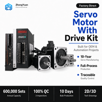 Moteur servo industriel avec kit de commande pour la manutention des matériaux, positionnement précis, faible bruit, 3000 tr/min