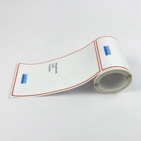 Rollo de impresión personalizada con logotipo de la empresa, papel de etiqueta de embalaje o vinilo con laminación mate o brillante