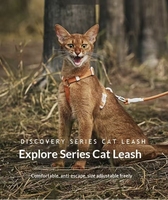 Ensemble Harnais et Laisse Réglables en Forme de H pour Chats – Léger, en Polyester, Anti-étranglement, Gilet de Sport Extérieur Tendance et Robuste pour Chats – Vente en Gros
