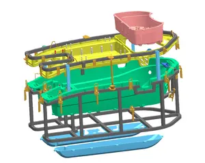 منتجات جديدة حسب الطلب حسب الطلب ، قارب LLDPE ، قالب روتومولدينغ تجفيفين