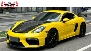 Kit Carrozzeria in Plastica PP Stile GT4 RS con Design in Fibra di Carbonio, Paraurti Anteriore e Diffusore Posteriore per <span class=keywords><strong>Porsche</strong></span> 718 Cayman Boxster - Product Image 3