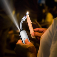 Briquet électrique à arc plasma rechargeable par USB sans flamme avec logo personnalisé, design moderne pour les voyages, pour barbecue, charbon de bois, bougie