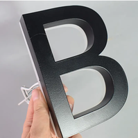 Publicité extérieure 3D personnalisé LED illuminé acrylique Halo rétro-éclairé Enseigne de canal pour vitrine et voiture