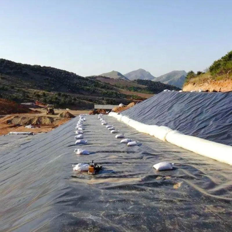 Astm gsi ce סטנדרטי hdpe 1 מ "מ 2 מ" מ עמיד למים geomembrane