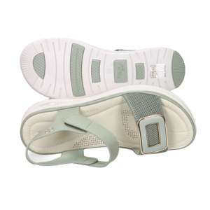Donna Serena Women's Wedge Sandal Aqua Green 5 Cm <b>Heel</b> Size 35 - Product Image 6