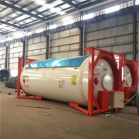 Conteneurs de réservoir de stockage de GPL cryogéniques professionnels nouveaux conteneurs de réservoir de gaz GPL transportables