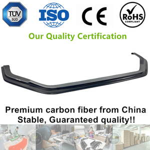 Lèvre de pare-chocs avant en Fiber de carbone Style VA pour Honda Civic Type R FL5 2022 2024 - Product Image 2