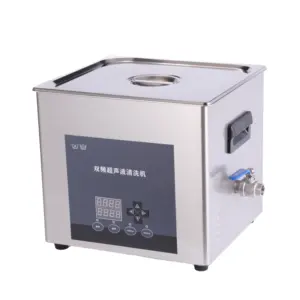 NADE SSD360-15H 15L Lab Stainless Steel Dual Frequency Ultrasonic Cleaner for Jewelry, Precision Parts, PCB, Denture, Watches