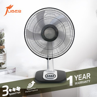 Ventilateur de bureau oscillant 12 pouces pas cher avec grille métallique diamantée, 3 vitesses, manuel, pour usage domestique tropical, OEM