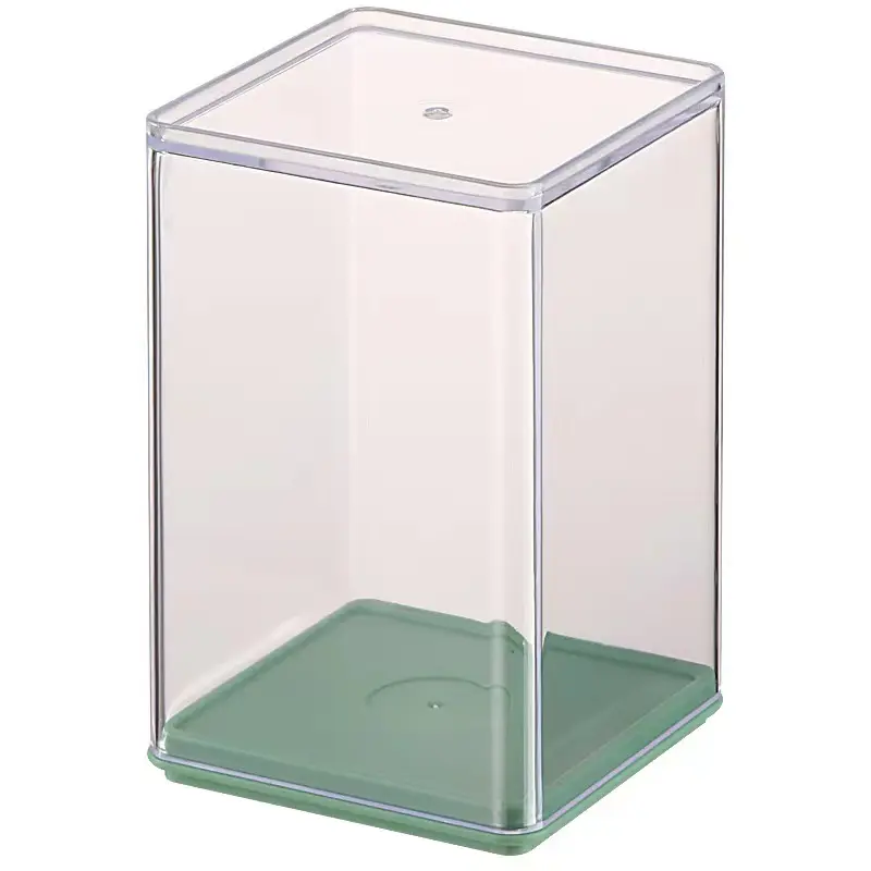 Blind Box Spielzeug Sammlung Display Box transparente Acryl staub dichte handgemachte Sammel box Gezeiten Spiel blase Matt Display