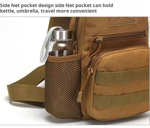 Sac de poitrine à bandoulière simple personnalisé avec logo pour le sport et les voyages d'affaires - Product Image 3