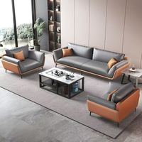 Ensemble de canapé et table basse pour bureau commercial, mobilier de réception et de négociation pour entreprises