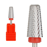 OEM Nouvelle Forme Conception 6.0mm 5 en 1 Tungstène Gel pour Ongles Enlever Manucure Enlever Gel Vernis Couper Forets à Ongles