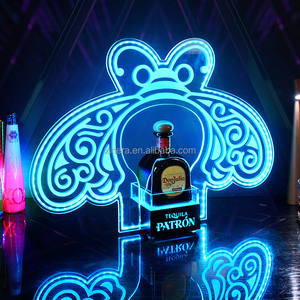 LED Colorful Bee-Shaped <b>Wine</b> Bottle Presenter, Luminous Champagne Display Stand for Nightclub & Bar - Product Image 3