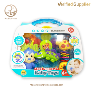 Mordedor infantil multianimal de silicona suave para bebé, juego de sonajero para bebé, sonajero educativo - Product Image 2