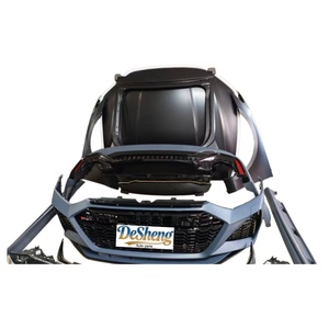 La Mejor Opción para Actualizar el <span class=keywords><strong>Audi</strong></span> <span class=keywords><strong>A7</strong></span> y S7 a un Kit de Carrocería RS7, Parachoques Delantero y Trasero, Luces LED, Parrilla, Capó, Alerón, Guardabarros, Fácil de Instalar - Product Image 4