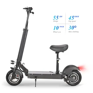 TOODI EU Warehouse Electric Scooter 1000w Fast Electric Scooter Folding Two Wheel Electric Scooter With Seat