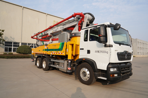 Camion <span class=keywords><strong>pompe</strong></span> à béton HB43V 43m fabriqué en Chine pour la vente à <span class=keywords><strong>louer</strong></span> - Product Image 3