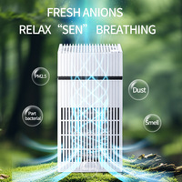 Purificateur d'air de bureau personnel mini USB en plastique avec filtres HEPA et charbon actif, réduit la fumée secondaire et les odeurs