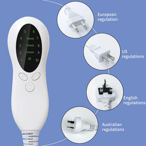 Masajeador de pies eléctrico de calentamiento rápido certificado Zapatos vibratorios con calentadores de pies lavables de tela suave Categoría de producto - Product Image 2