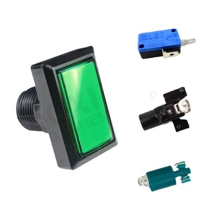 สวิตช์ปุ่มพลาสติกเรืองแสงรูปสี่เหลี่ยมผืนผ้า 50x33 มม. พร้อมไมโครสวิตช์สำหรับเครื่องเล่นเกม - Product Image 4