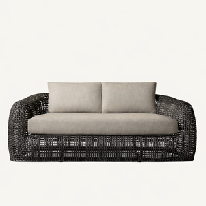 Set di Mobili da Esterno di Lusso in Alluminio, Divano in Rattan per Hotel, Arredamento da Giardino Impermeabile, Sdraio da Piscina - Product Image 4