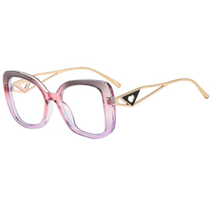 Occhiali da Sole a <span class=keywords><strong>Occhio</strong></span> di Gatto per Donna, Montatura Grande a Forma di Cuore Triangolare Invertito, Fotocromatici, Anti-Luce Blu, Design Semplice e Colorato - Product Image 5