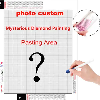 HUACAN Foto Benutzer definierte Diamant malerei Mystery Box Bilder von Strass steinen 5D DIY Diamant stickerei Verkauf Mosaik handgemachtes Geschenk