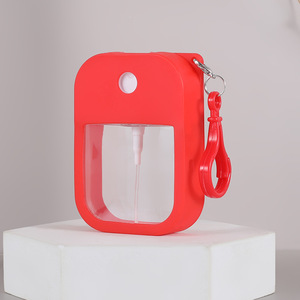 Portable Card-Style Spray <b>Bottle</b> 350ml Pink PET Material Pump Sprayer Sealing Silk Screen Printing Plastic Base Personal Care - Product Image 1