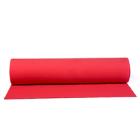 Rouleaux de mousse mince antistatique en caoutchouc EVA rouge de 2 mm, prix d'usine, matériau pour chaussures