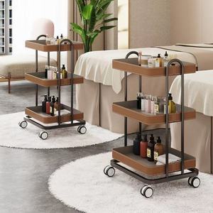 Carrito de Salón con Ruedas, Carrito de Almacenamiento de Múltiples Niveles para Organización de Suministros de Peluquería y Spa de Belleza - Product Image 5