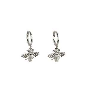 Pendientes de Aro Golden Bee, Chapados en Oro de 22k, con Colgante de Insecto para Mujer, Joyería Fina para Uso Diario - Product Image 5