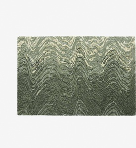 Alfombra Moderna de Lana de Nueva Zelanda Hecha a Mano con Base de Látex - Patrón de Camuflaje - Product Image 2