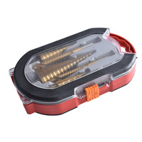 PMS Step Drills Bit Set Titane Scie Dent Forets Métal Fer Aluminium Acier Inoxydable Foret