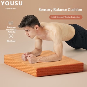 Tapis de yoga d'équilibre à rebond élevé, masseur de fitness, <span class=keywords><strong>coussin</strong></span> de rééducation sensorielle pour enfants, entraînement des chevilles et du tronc, <span class=keywords><strong>coussin</strong></span> épais et souple - Product Image 4