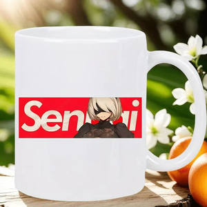 Taza de cerámica con personaje de Anime Senpai-Diseño único, perfecto para los amantes del café y el té, regalo ideal para los fanáticos del Anime Taza de agua - Product Image 6