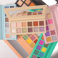 Palette de fards à paupières 12 couleurs mate, waterproof, nude, scintillante, métallique, pailletée, marque privée, sans cruauté animale, végane, sans produits chimiques