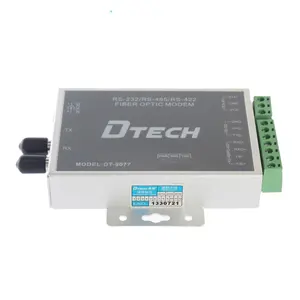 DTECH תעשייתי בדרגה גבוהה-מהירות RS232 / RS485 / RS422 3 in1 סיבי מודם