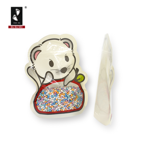 Emballage personnalisé, sac debout, sac en mylar avec fermeture éclair, pochette en plastique pour bonbons, biscuits, emballage - Product Image 4