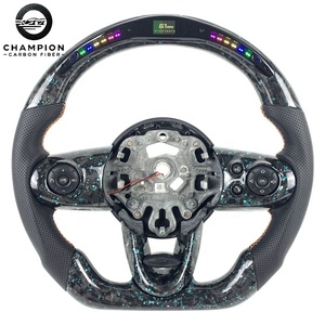 Para BMW <span class=keywords><strong>Mini</strong></span> JCW F54 F55 F56 F60 R56, pantalla LED deportiva, volante de fibra de carbono, piezas automotrices 2015 2017 2018 2019 <span class=keywords><strong>2020</strong></span> 2022 - Product Image 1
