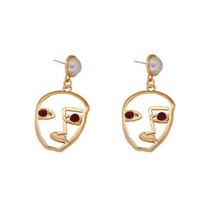 ต่างหูแบบหมุดชุบทอง24K สำหรับผู้ชายและผู้หญิงเหมาะสำหรับการค้าต่างประเทศ - Product Image 5