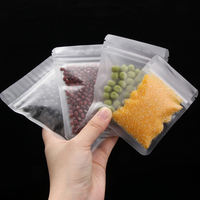 Sachet d'emballage plat mat givré de qualité alimentaire pour thé aux fruits, fleurs séchées, thé parfumé, fruits séchés, avec fermeture éclair refermable
