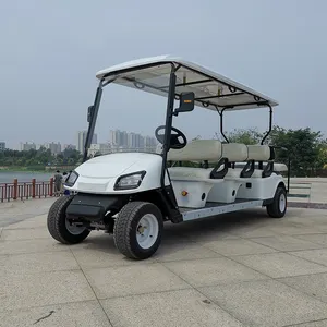 Produk Baru terlaris 6 + 2 tempat duduk Golf Carts Dewasa tempat duduk tunggal kereta Golf mobil klub elektronik