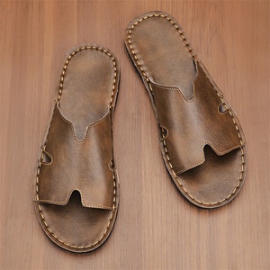Nouveaux Sandales d'Été <span class=keywords><strong>Homme</strong></span> Luxe en Cuir Véritable, Plates, Ouvertes, Style Classique Tongs à Enfiler, Grande Taille <span class=keywords><strong>48</strong></span>, Vente Flash, Marque USA 13 - Product Image 4