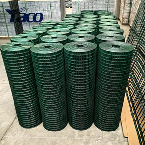 Rouleau de grillage soudé en PVC noir avec fil de 1 mm, 1,5 mm et mailles carrées de 1 pouce pour cage - Product Image 6