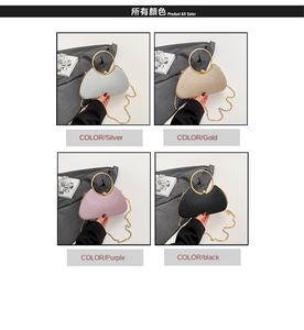 Borse all'ingrosso della <span class=keywords><strong>sera</strong></span> della moda del PU pochette a catena d'<span class=keywords><strong>oro</strong></span> strass di cristallo di paillettes per la cena di nozze <span class=keywords><strong>da</strong></span> ballo in poliestere <span class=keywords><strong>borsetta</strong></span> - Product Image 3