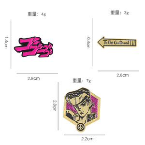Broches y Pins de Metal Esmaltados de Alta Calidad con Diseño de <span class=keywords><strong>Anime</strong></span> JoJo's Bizarre Adventure - Product Image 3