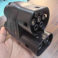 Adaptateur CCS1 vers CCS2 400A AC+DC pour recharge de véhicules électriques, connecteur de charge rapide pour véhicules électriques Sae J1772 Lec 62196